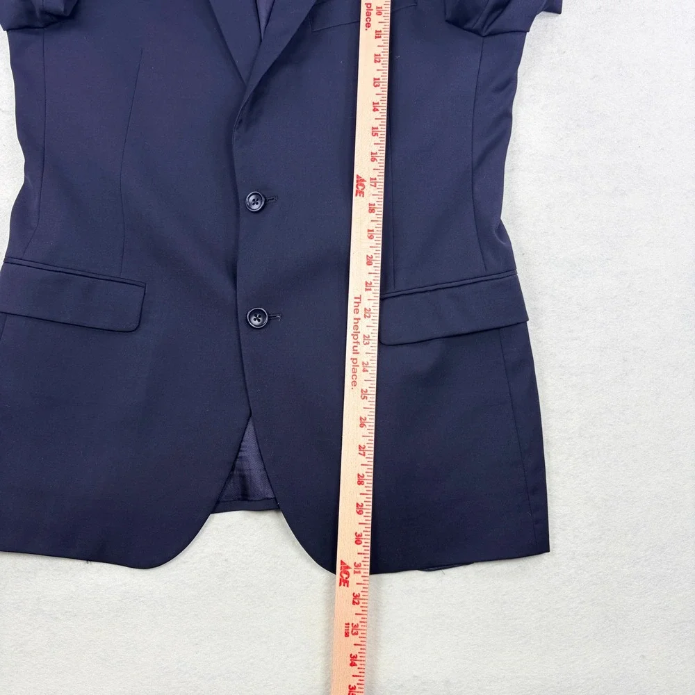 Brooks Brothers 1818 Fitzgerald Blazer 39R Navy Blue Wool 2-Button Sport Coat